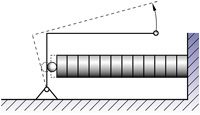 Fig. 47. Simple lever motion amplifier.